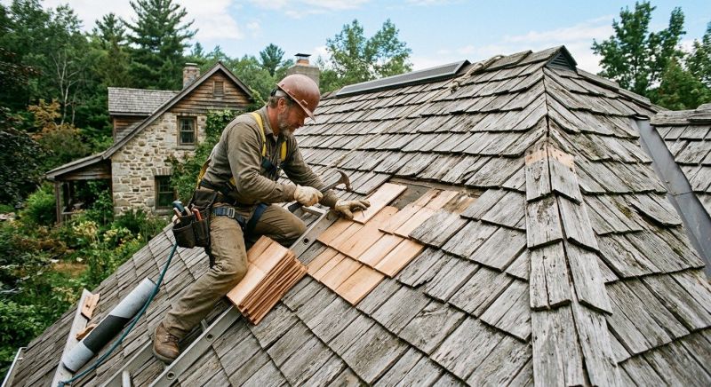 Wood Shake Roof Repair in Glenolden, PA