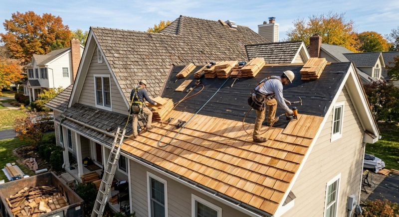 Wood Shake Roof Replacement in Camden County, NJ