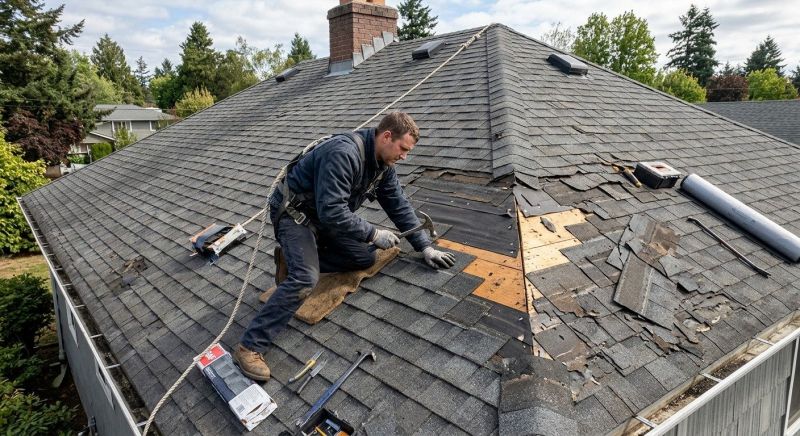 Damaged Roof Repair