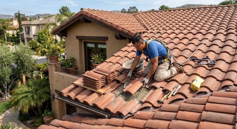 Spanish Tile Roof Repair