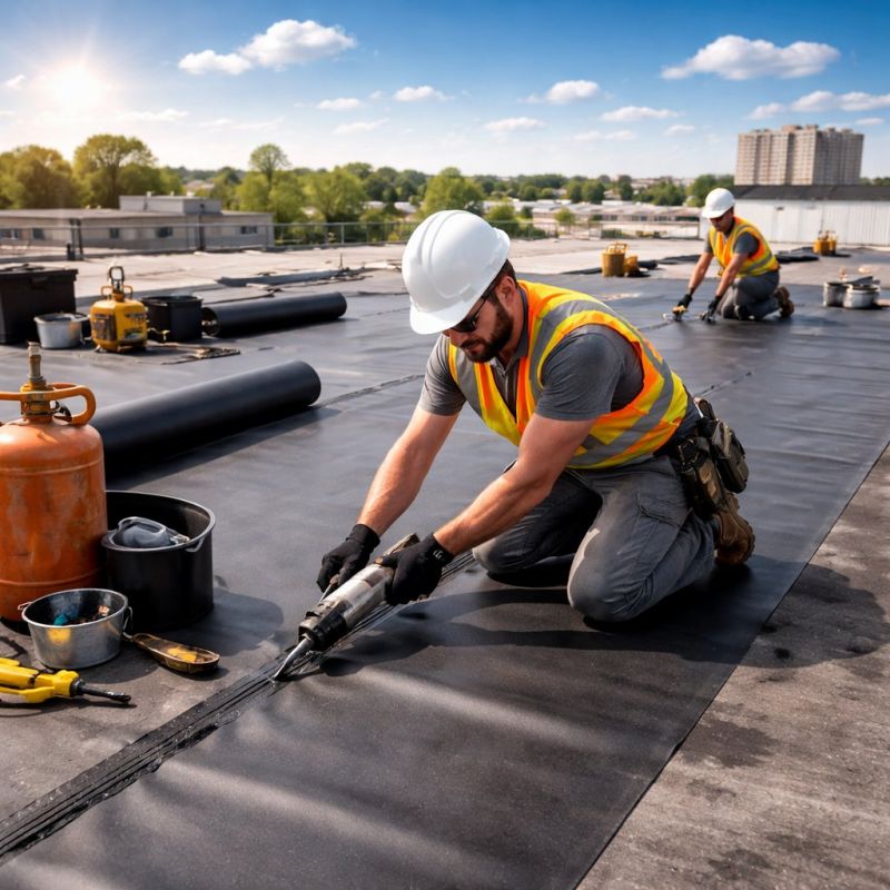 Epdm Roof Installation in Marcus Hook, PA