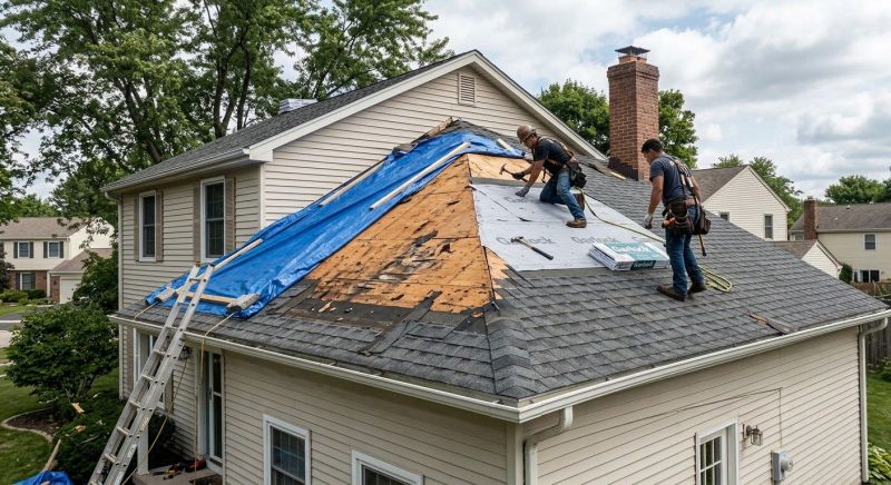 Roof Damage Repair in Springfield, PA