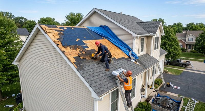 Roof Damage Restoration in Media, PA